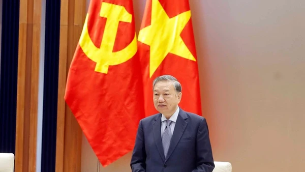 Tổng Bí thư Tô Lâm phát biểu. Ảnh: Thống Nhất/TTXVN