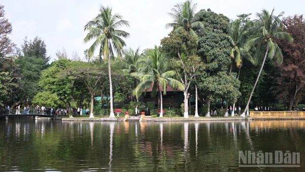 Khu di tích Chủ tịch Hồ Chí Minh trong Phủ Chủ tịch.