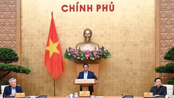 Thủ tướng Phạm Minh Chính chủ trì Phiên họp Chính phủ.