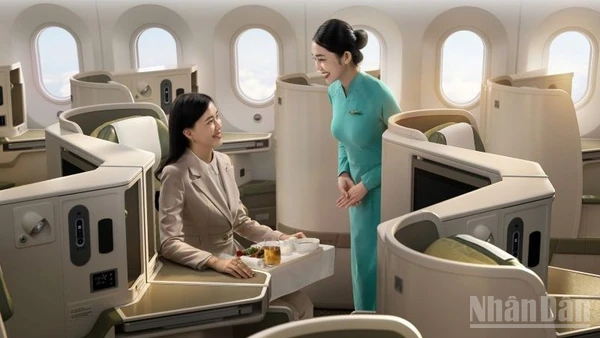 Hương thơm là một điểm chạm mới, thể hiện nỗ lực không ngừng của Hãng hàng không Quốc gia trong hành trình nâng cao chất lượng dịch vụ và trải nghiệm khách hàng.