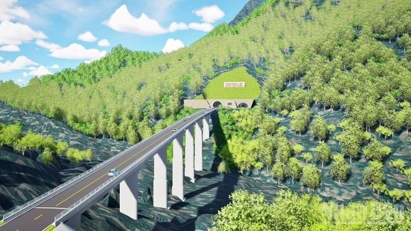 Công trình hầm Hoàng Liên, ở độ cao lớn nhất Việt Nam, một trong những hầm xuyên núi hiện đại nhất vùng Tây Bắc.