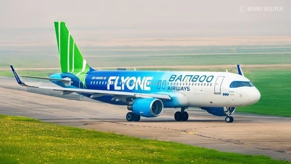 Chiếc máy bay Airbus A320 mang số hiệu ER-0005 trở thành tàu bay mới nhất trong “màu áo”của đội bay Bamboo Airways.