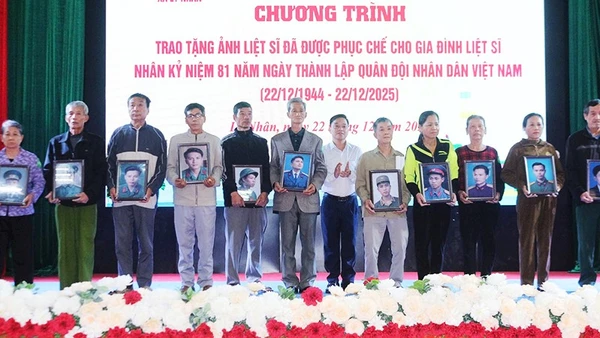 Dự án nhận được sự ủng hộ nhiệt tình và lòng cảm ơn sâu sắc của các gia đình liệt sĩ.