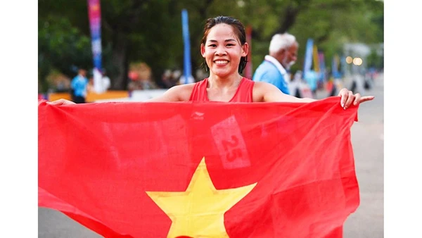 Vận động viên Nguyễn Thị Thanh Phúc.