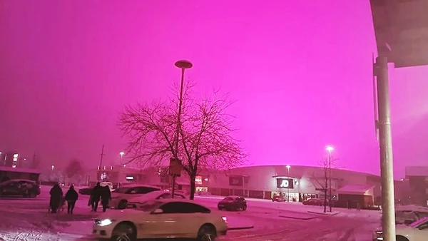 Bầu trời mầu hồng