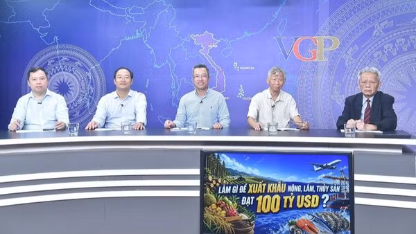 Quang cảnh cuộc Tọa đàm "Làm gì để xuất khẩu nông, lâm, thủy sản đạt 100 tỷ USD?". (Ảnh: VGP)