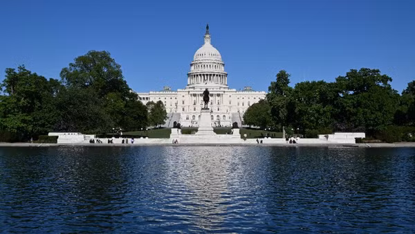 Tòa nhà Quốc hội Mỹ tại Washington, D.C. (Ảnh: THX/TTXVN)