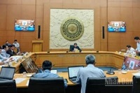 Quang cảnh cuộc họp.