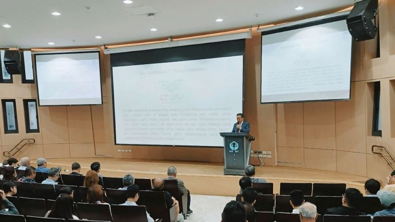 Ông Trần Kim Chung – Chủ tịch tập đoàn CT Group chia sẻ tại Hội thảo.
