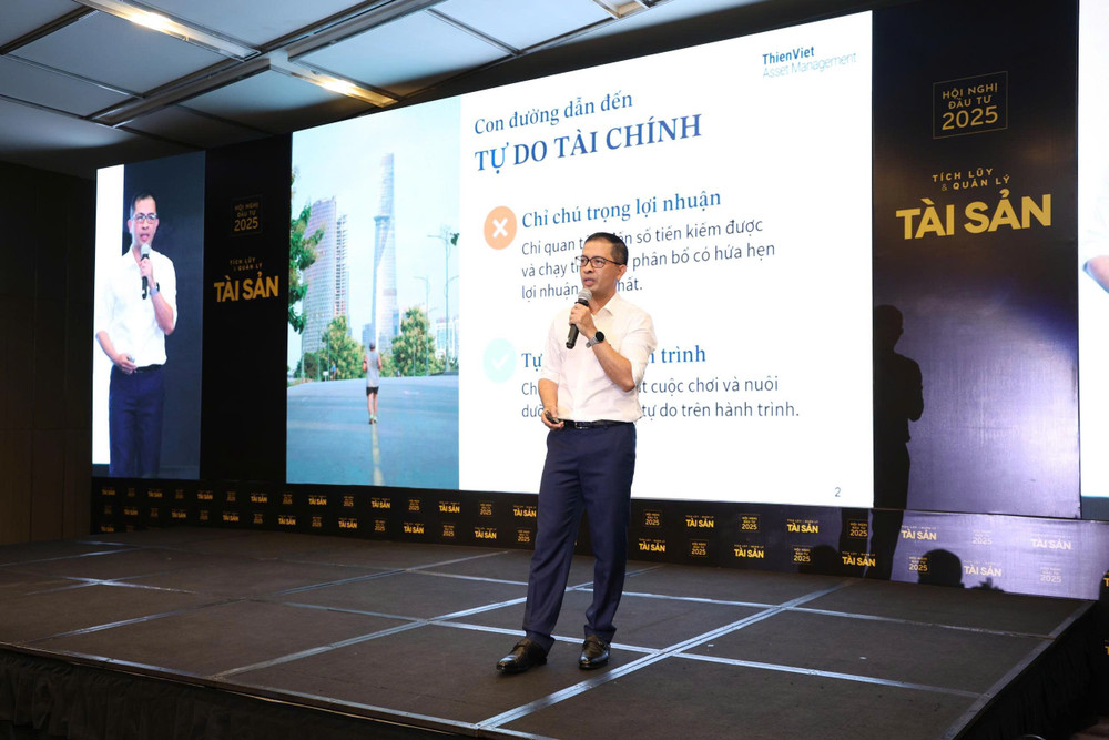 Ông Trần Vinh Quang, Tổng Giám đốc Công ty Quản lý Quỹ Thiên Việt (TVAM). h4-hoi-nghi-cong-bo.jpg