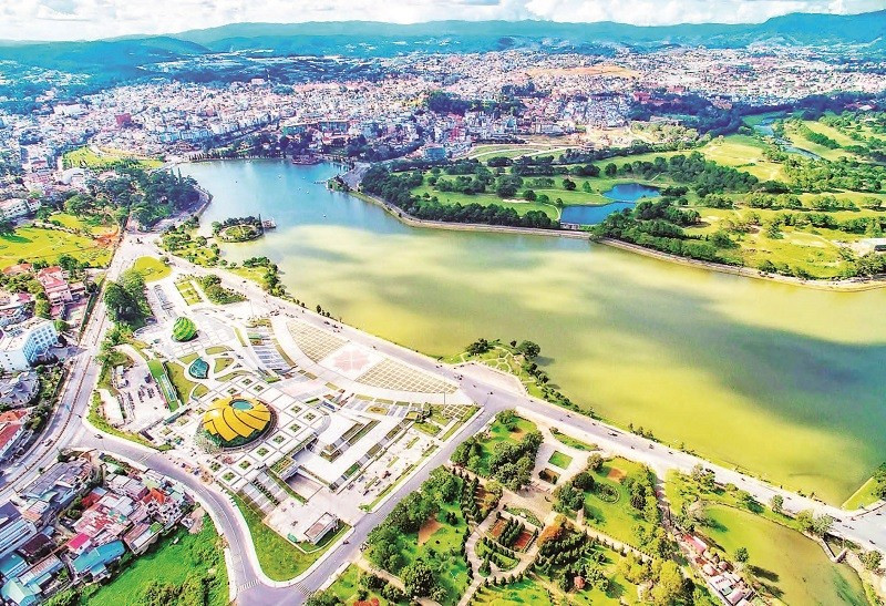 Khu vực trung tâm thành phố Đà Lạt, tỉnh Lâm Đồng.