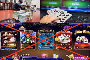 Núp bóng dưới nhiều hình thức, tội phạm tổ chức, đánh bạc online vẫn tiếp tục diễn ra công khai trên các trang mạng. Ảnh: QĐ