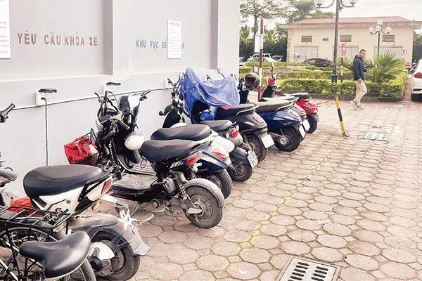 Xe điện được ưu tiên bố trí khu vực sạc riêng biệt.