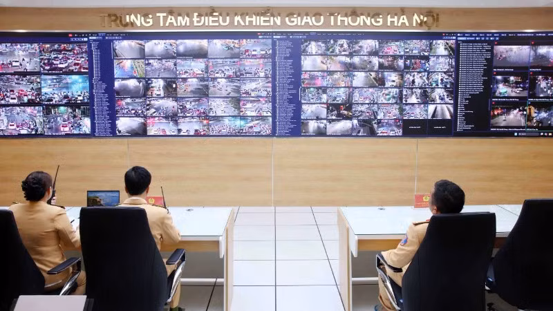 Trung tâm điều khiển giao thông Hà Nội.