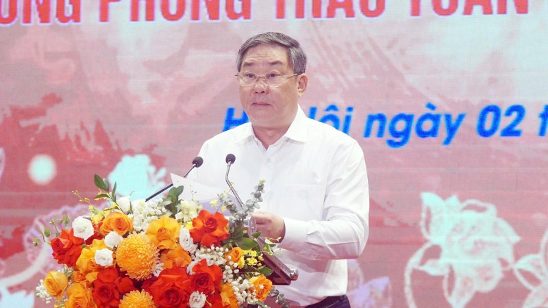 Phó Chủ tịch Thường trực Ủy ban nhân dân, Trưởng Ban Chỉ đạo 138 thành phố Hà Nội Lê Hồng Sơn phát biểu. z6764148320364-b29d0b7d5ce6765b855679697b625c2a-4587.jpg