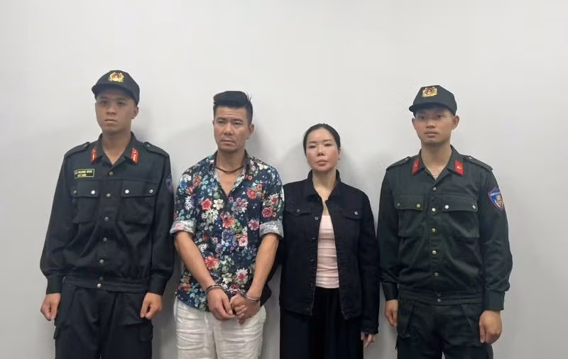 Vợ chồng Mai Anh và Lê Văn Đông.