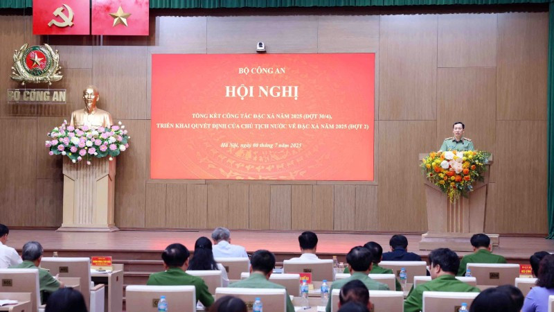 Hội nghị triển khai công tác đặc xá năm 2025 đợt 2.