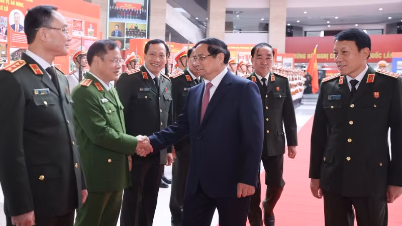 Thủ tướng Chính phủ Phạm Minh Chính dự Hội nghị Công an toàn quốc lần thứ 81.