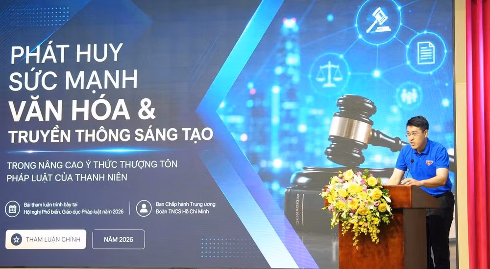 Đoàn Thanh niên Chính phủ phối hợp Cục Phổ biến, giáo dục pháp luật và Trợ giúp pháp lý (Bộ Tư pháp) tổ chức Hội thảo “Thanh niên đóng góp ý kiến vào dự thảo Luật Phổ biến, giáo dục pháp luật (sửa đổi)” trong khuôn khổ chuỗi hoạt động “Tuổi trẻ Chính phủ tiên phong thực hiện các nghị quyết chiến lược của Đảng”.