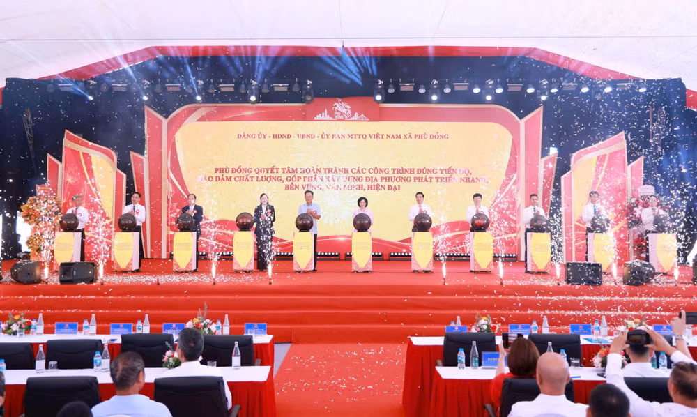 Hình ảnh tại lễ khởi công.