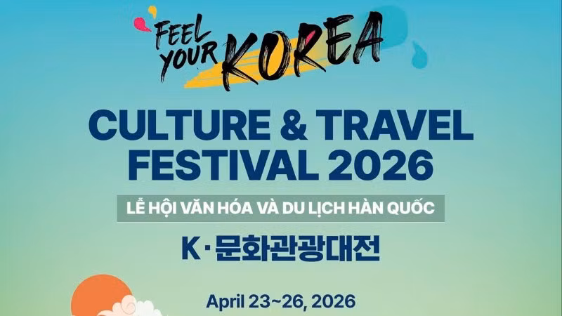 Poster của chương trình. (Ảnh: Trung tâm văn hóa Hàn Quốc tại Việt Nam cung cấp)