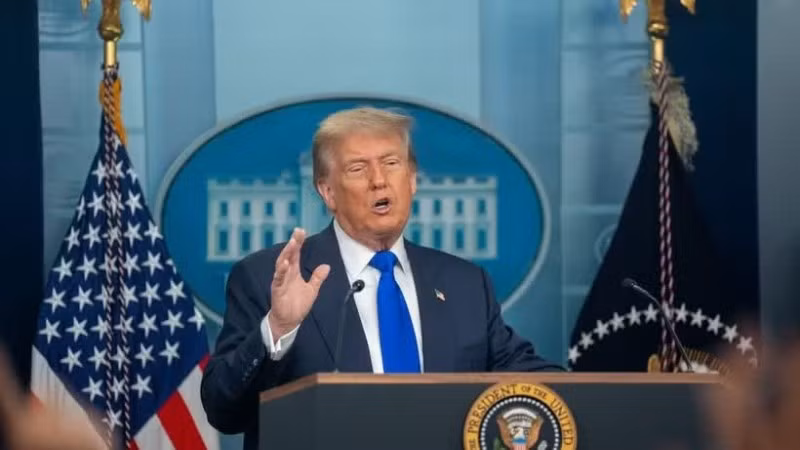 Tổng thống Mỹ Donald Trump. (Ảnh: THX/TTXVN) 