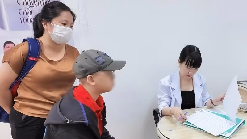 Bệnh nhi 12 tuổi đã hồi phục sức khỏe. 