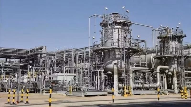 Nhà máy lọc dầu tại Dammam, Saudi Arabia. (Ảnh: THX/TTXVN) 