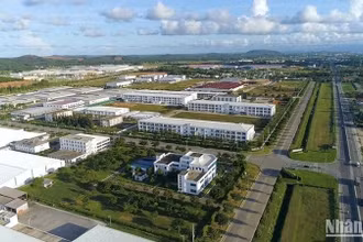 Tăng trưởng xanh, thông minh và bền vững là mục tiêu mà Khu kinh tế Dung Quất đã và đang hướng đến.