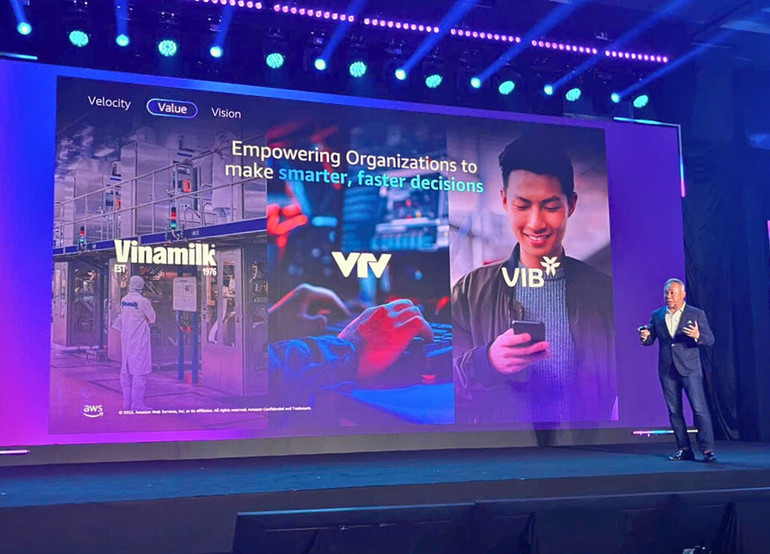 Ông Eric Yeo, Tổng Giám đốc AWS Việt Nam, phát biểu tại sự kiện. (Ảnh: Minh Anh) anh-2.jpg