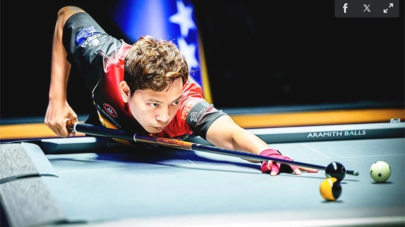 Quốc Hoàng 'Sao' tỏa sáng tại giải billiards châu Âu, nâng tầm thể thao Việt