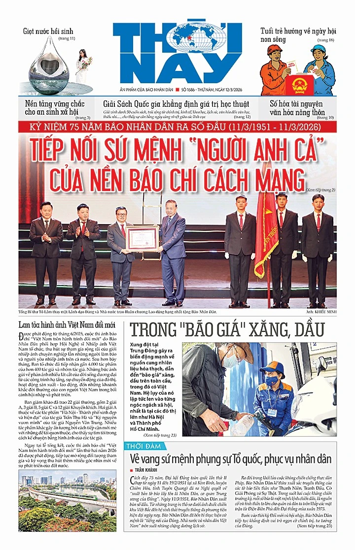 Báo Nhân Dân 75 năm: Mạch nguồn phụng sự Tổ quốc và những câu chuyện thời sự nóng hổi