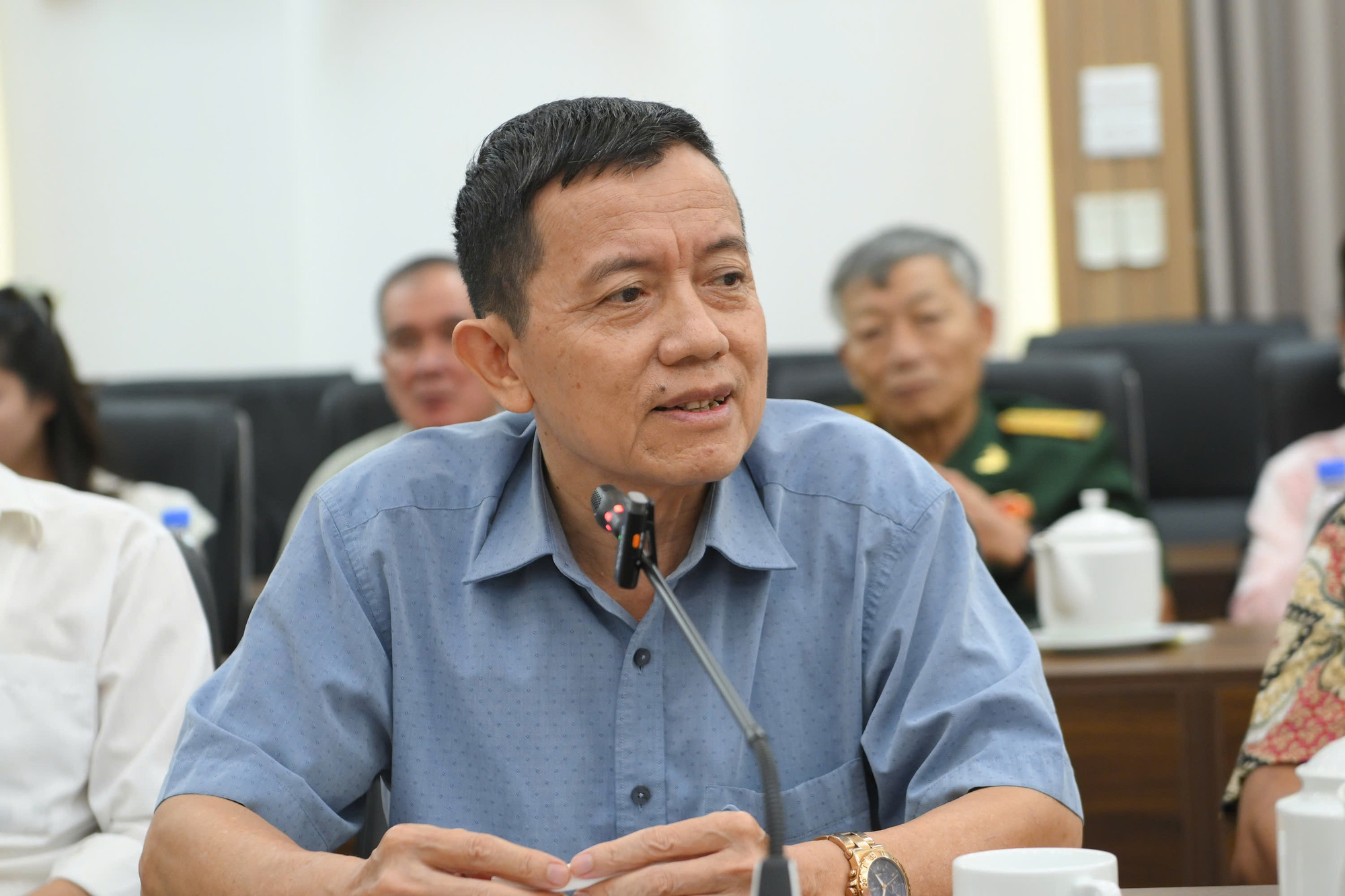 Phó Giáo sư, Tiến sĩ Nguyễn Mạnh Hà, nguyên Viện trưởng Lịch sử Đảng (Học viện Chính trị quốc gia Hồ Chí Minh). (Ảnh: THẾ ĐẠI) anh-ha.jpg