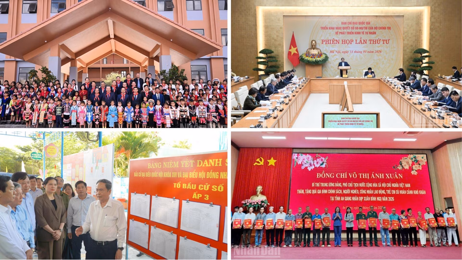 Tin nổi bật ngày 31/1: Tổng Bí thư thăm và làm việc tại Điện Biên; Thủ tướng chủ trì Phiên họp lần thứ tư của Ban Chỉ đạo Quốc gia triển khai Nghị quyết 68-NQ/TW về phát triển kinh tế tư nhân