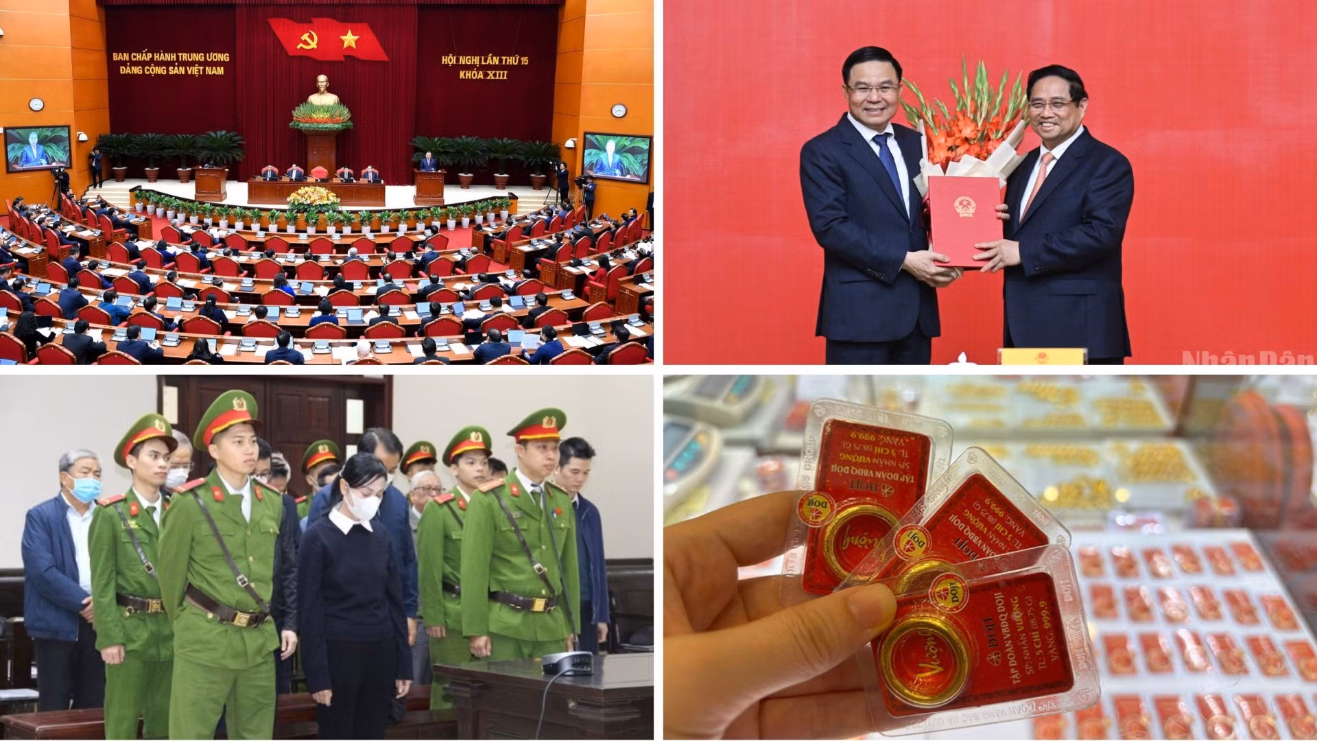 Tin nổi bật ngày 22/12: Khai mạc Hội nghị lần thứ 15 Ban Chấp hành Trung ương Đảng khóa XIII; Giá vàng thế giới lập đỉnh mới