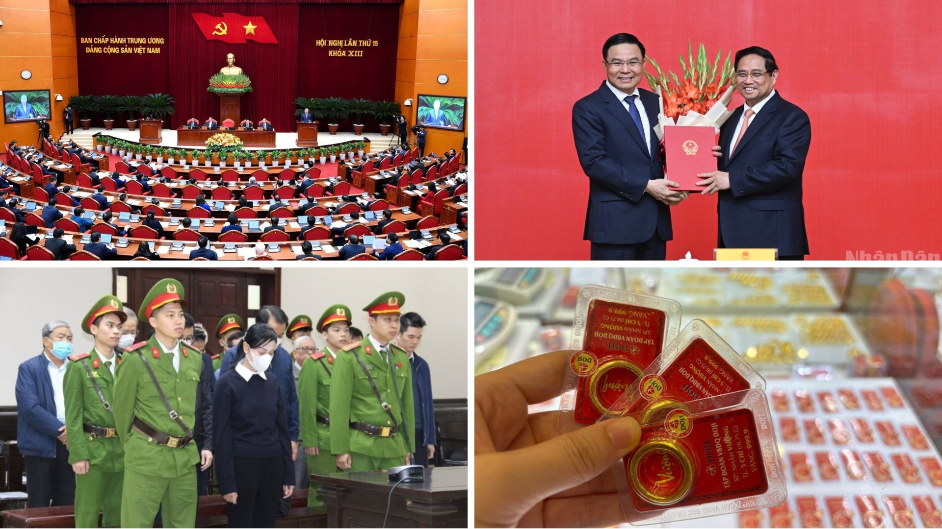 Tin nổi bật ngày 22/12: Khai mạc Hội nghị lần thứ 15 Ban Chấp hành Trung ương Đảng khóa XIII; Giá vàng thế giới lập đỉnh mới