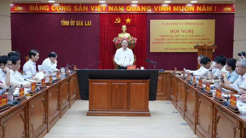 Gia Lai: Bầu cử thành công với tỷ lệ cử tri đi bầu đạt 99,84%