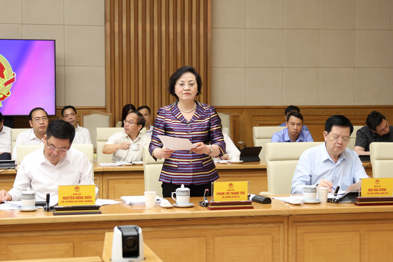 Bộ trưởng Nội vụ Phạm Thị Thanh Trà phát biểu ý kiến tại hội nghị sơ kết 1 tháng vận hành chính quyền địa phương 2 cấp 4d9321b1-a470-4588-b141-28af2b313695.jpg