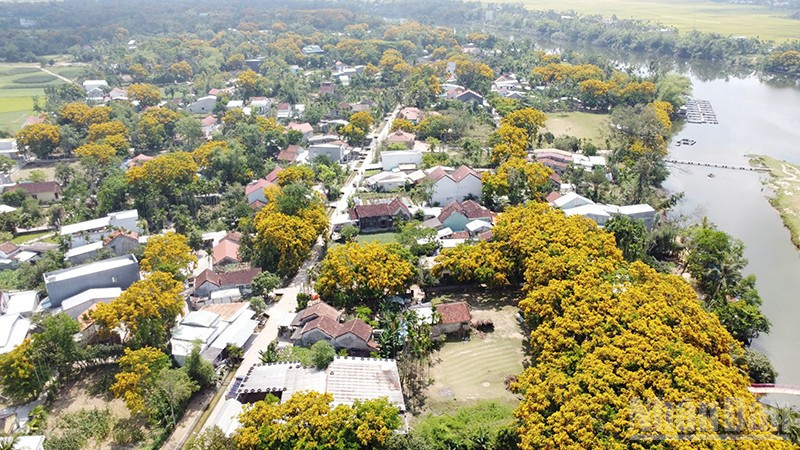 Làng sinh thái Hương Trà ở phường Hương Trà.