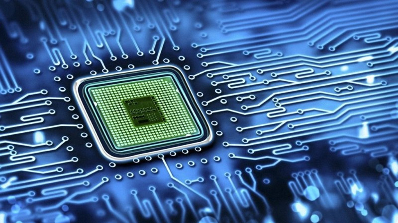 Chip của nhà sản xuất Nvidia (Ảnh: TTXVN)