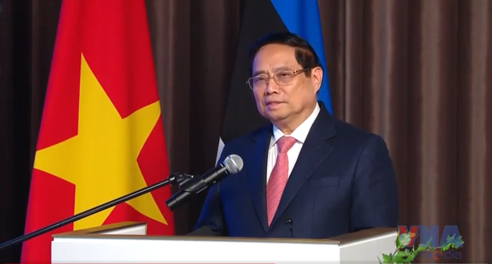 Thủ tướng Phạm Minh Chính phát biểu Tọa đàm. (Ảnh: TTXVN) screenshot-2025-06-07-074408-3889.png