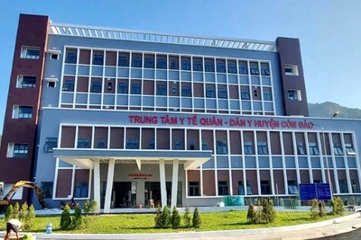 Trụ sở Trung tâm y tế Quân-Dân y tại đặc khu Côn Đảo. (Ảnh: Sở Y tế)