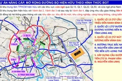 4 dự án BOT ở khu vực cửa ngõ ra vào Thành phố Hồ Chí Minh.