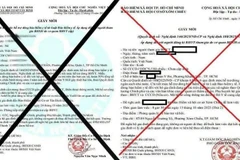 Văn bản giả mạo Cơ quan Bảo hiểm xã hội Thành phố Hồ Chí Minh.
