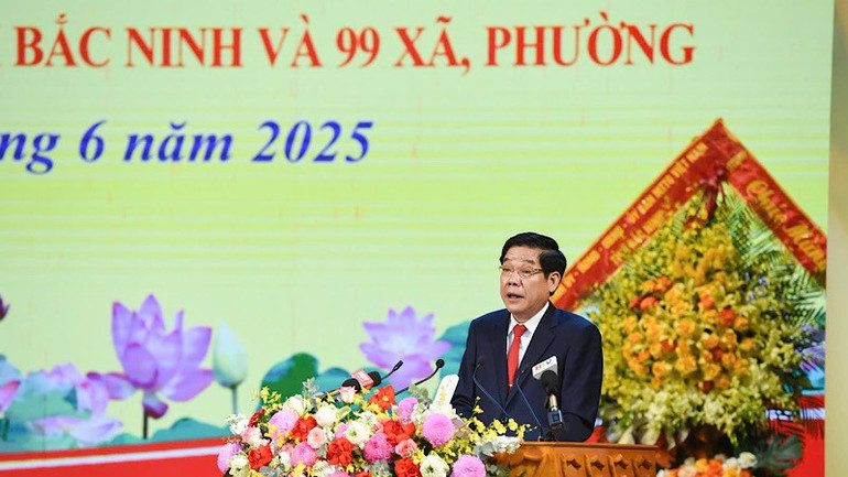 Bí thư Tỉnh ủy Bắc Ninh phát biểu. img-2025-06-30-112342.jpg