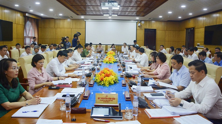 Các đại biểu tham dự hội nghị. img-2025-06-30-174750.jpg