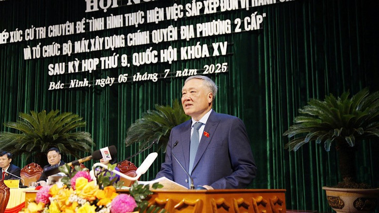 Phó Thủ tướng Thường trực Chính phủ Nguyễn Hòa Bình phát biểu. img-2025-07-05-190136.jpg