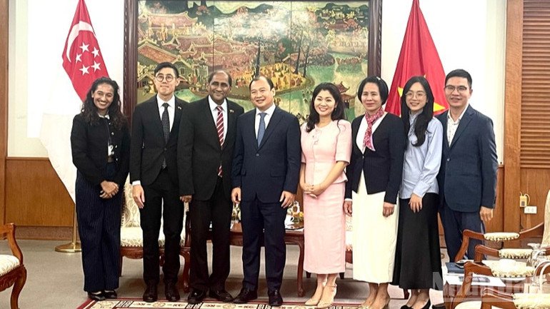 वियतनाम-सिंगापुर संस्कृति, खेल और पर्यटन में सहयोग को बढ़ावा देंगे। ndo_br_tempimagehm81dt-1876.jpg