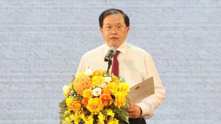 Deputy Minister of Culture, Sports and Tourism Ta Quang Dong delivered the opening speech. 10c4aaec443bc965902a-1630.jpg