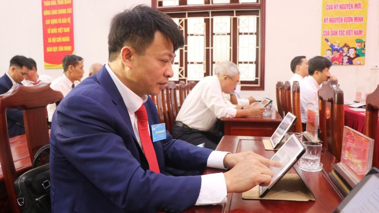 Các tài liệu, tư liệu, văn kiện đại hội đều được số hóa. 6707fed88a6702395b76-3131.jpg